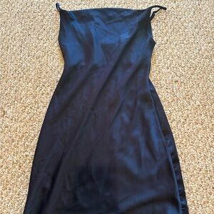 Urban Outfitters Black Strapless Dress